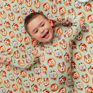 Baby Kids Bamboo Pajamas — Paw-liday Portraits Bum Bum Blanket - Plush — Image 1