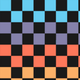 Colorful checkered pattern in various shades