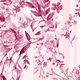Floral pattern in pink tones with stripes, decorative design.