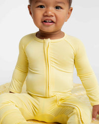 Baby Kids Bamboo Pajamas — Hello Sunshine + Ray of Cute Convertible Rompers Bundle — Image 2