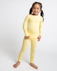Baby Kids Bamboo Pajamas — Ray of Cute Long Sleeve Pajama Set — Image 1