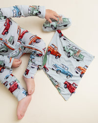Baby Kids Bamboo Pajamas — Ruff Ride Lovey — Image 1