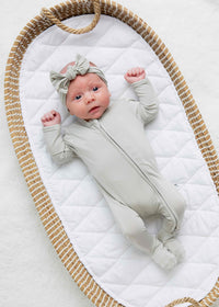 Baby Kids Bamboo Pajamas — Stone Cold Cutie Footie — Image 1