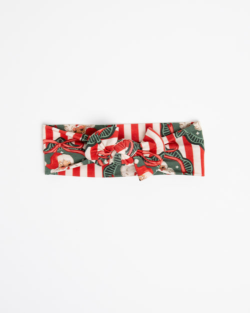 Baby Kids Bamboo Pajamas — Up Claus & Personal Headwrap — Image 2