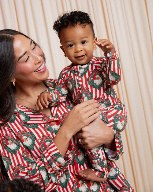 Baby Kids Bamboo Pajamas — Up Claus & Personal Convertible Romper — Image 11