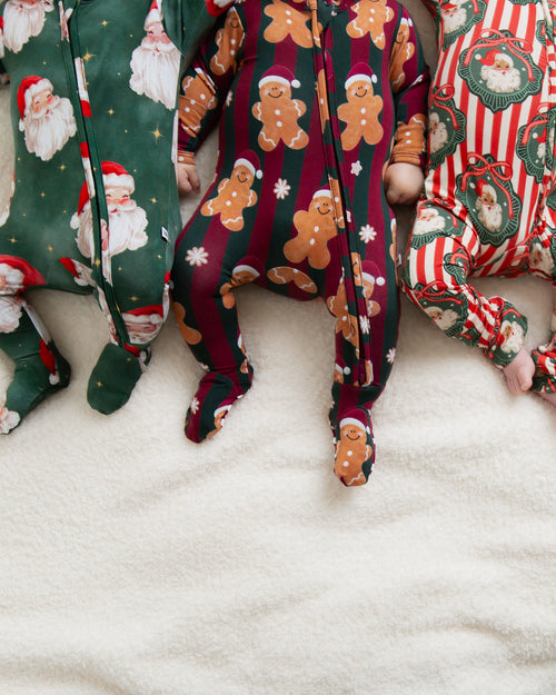 Baby Kids Bamboo Pajamas — Up Claus & Personal Convertible Romper — Image 18