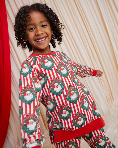 Baby Kids Bamboo Pajamas — Up Claus & Personal Jogger Set — Image 6