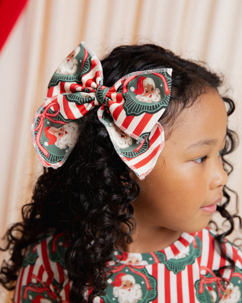 Baby Kids Bamboo Pajamas — Up Claus & Personal Woven Alligator Clip — Image 1