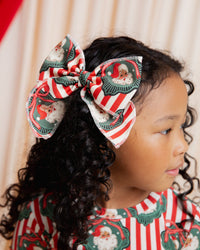 Baby Kids Bamboo Pajamas — Up Claus & Personal Woven Alligator Clip — Image 1