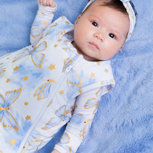 Baby Kids Bamboo Pajamas — Wish Upon a Wing Sleep Sack — Image 1