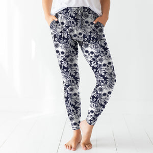 Baby Kids Bamboo Pajamas — Skeletons In The Closet Mama Pants — Image 1
