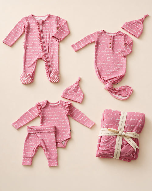 Baby Kids Bamboo Pajamas — You Are So Loved Signature Bundle — Image 1