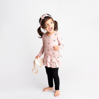Baby Kids Bamboo Pajamas — You Plus Me Top & Tights — Image 1