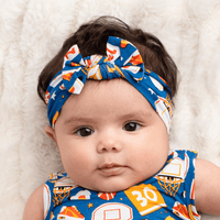 Baby Kids Bamboo Pajamas — Hot Shot Headwrap — Image 1