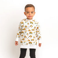 Baby Kids Bamboo Pajamas — Notorious D.I.G. Crew Neck Sweatshirt — Image 1