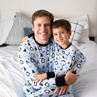 Baby Kids Bamboo Pajamas — Ice Ice Baby Men's Shirt — Image 1