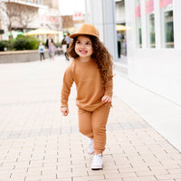 Baby Kids Bamboo Pajamas — Honey Jogger Set — Image 1