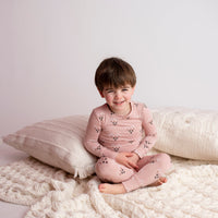 Baby Kids Bamboo Pajamas — You Plus Me Two-Piece Pajama Set — Image 1