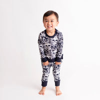 Baby Kids Bamboo Pajamas — Skeletons in the Closet Jogger Set — Image 1