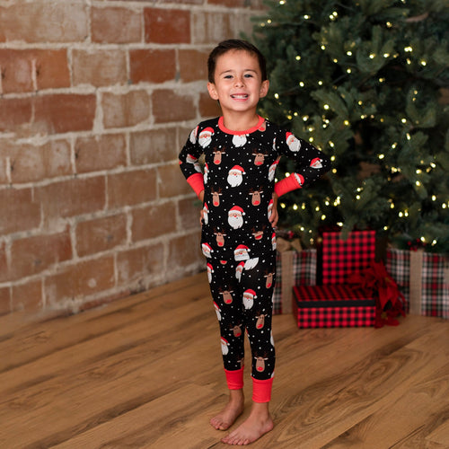 Bums & Roses - Baby & Kids Bamboo Pajamas - Snow Ho Ho Two-Piece Pajama Set - Image 31