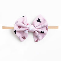 Baby Kids Bamboo Pajamas — Light Hearted Nylon Bow — Image 1
