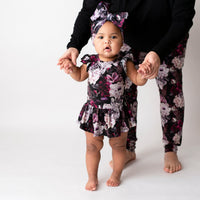 Baby Kids Bamboo Pajamas — Bloom Shakalaka Ruffle Dress - Cap Sleeve — Image 1