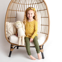 Baby Kids Bamboo Pajamas — Honey I'm Home Top & Tights — Image 1