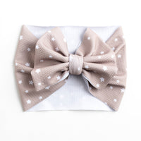 Baby Kids Bamboo Pajamas — Wish Upon a Star Biggie Bow — Image 1