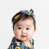 Baby Kids Bamboo Pajamas — Sight for Saur Eyes Headwrap — Image 1