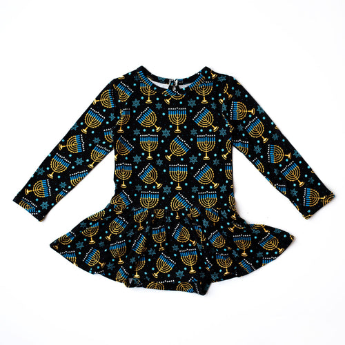 Baby Kids Bamboo Pajamas — Gimme Menorah That Ruffle Dress — Image 2