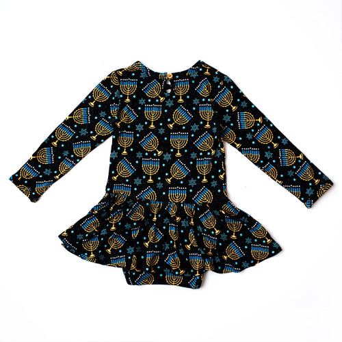 Baby Kids Bamboo Pajamas — Gimme Menorah That Ruffle Dress — Image 8