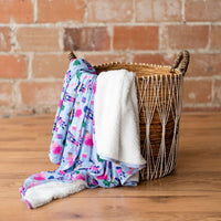 Baby Kids Bamboo Pajamas — Nutty or Nice Bum Bum Blanket - Plush — Image 1