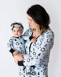Baby Kids Bamboo Pajamas — Ice Ice Baby Mama Shirt — Image 1