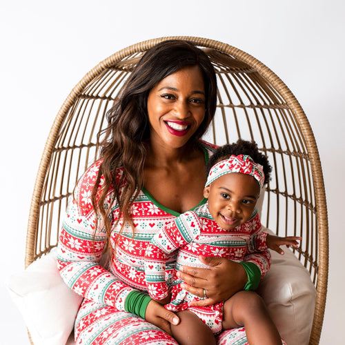 Baby Kids Bamboo Pajamas — Up To Snow Good Mama Shirt — Image 10