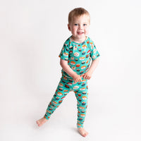 Baby Kids Bamboo Pajamas — Rice and Shine Two-Piece Pajama Set — Image 1
