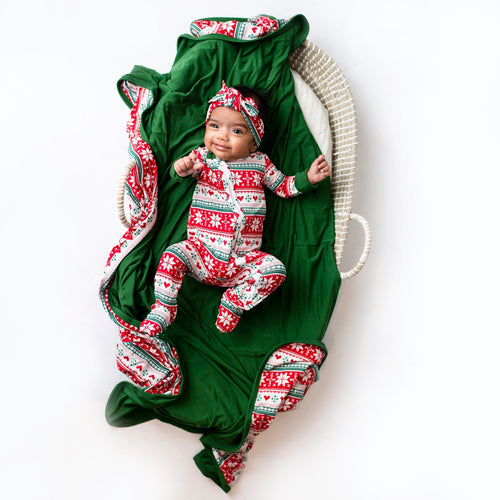 Bums & Roses - Baby & Kids Bamboo Pajamas - Up To Snow Good Footie - Image 32