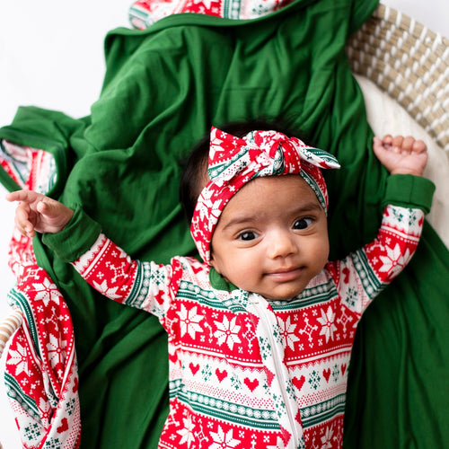 Bums & Roses - Baby & Kids Bamboo Pajamas - Up To Snow Good Footie - Image 30