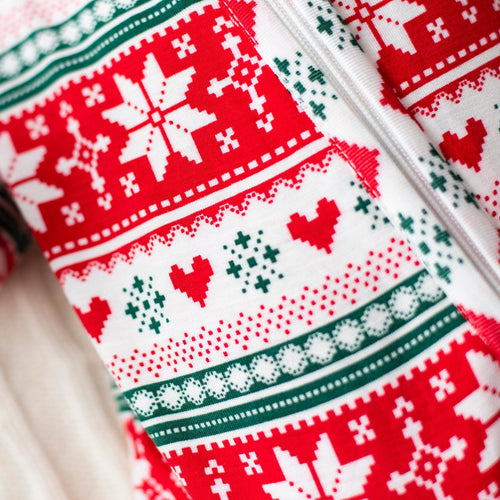 Baby Kids Bamboo Pajamas — Up To Snow Good Footie — Image 20