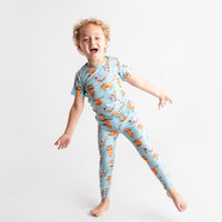 Baby Kids Bamboo Pajamas — Serial Chiller Two-Piece Pajama Set - Short Sleeves — Image 1