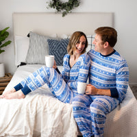 Baby Kids Bamboo Pajamas — Love You a Latke Men's Pants — Image 1