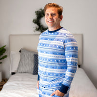 Baby Kids Bamboo Pajamas — Love You a Latke Men's Shirt — Image 1