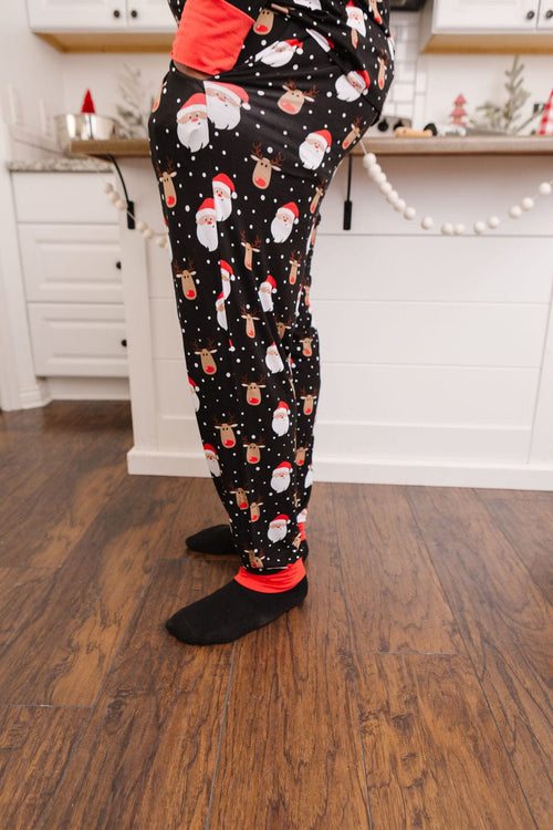 Baby Kids Bamboo Pajamas — Snow Ho Ho Men's Pants — Image 19
