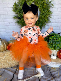 Baby Kids Bamboo Pajamas — Bat Chic Crazy Tulle Tutu Dress — Image 1
