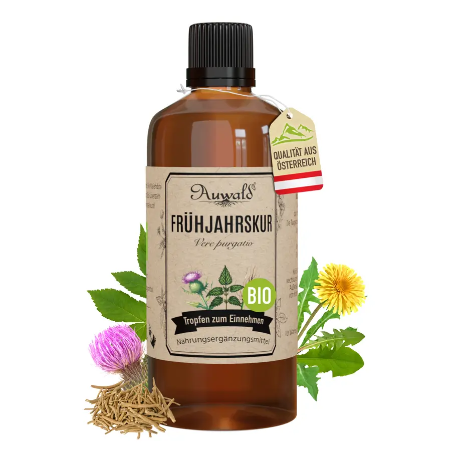 Frühjahrskur Tropfen BIO 100ml (Tinktur, Essenz, Auszug, Extrakt)